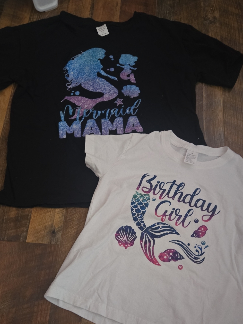 Birthday Mermaid Party Shirts